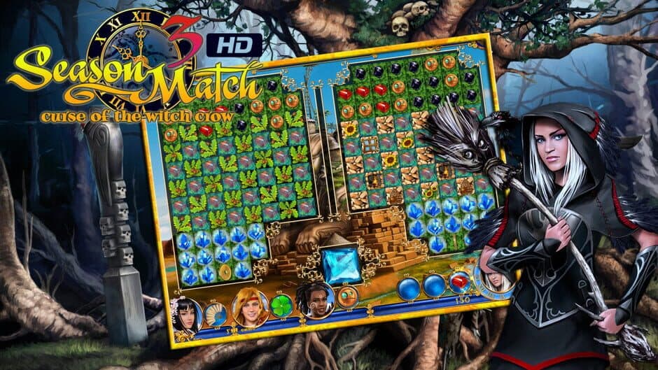 Season Match 3: Curse of the Witch Crow screenshot 1