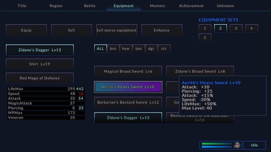 Generic RPG Idle screenshot 2