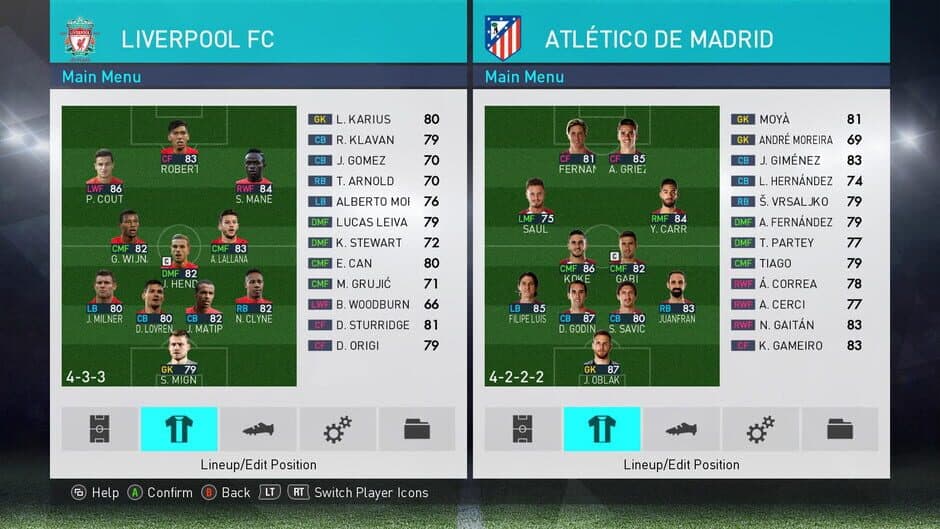 Pro Evolution Soccer 2018 screenshot