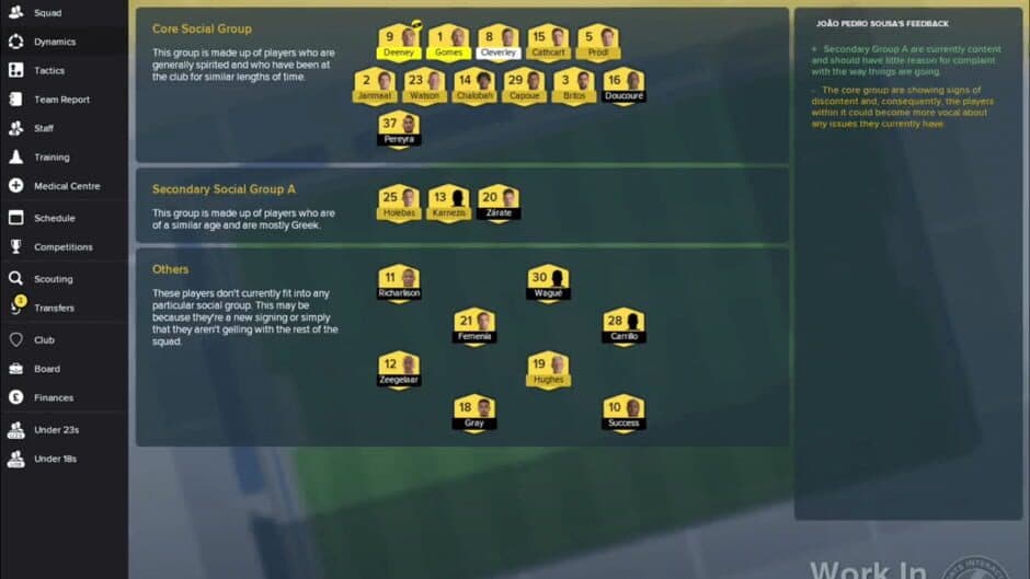 Football Manager 2018 screenshot